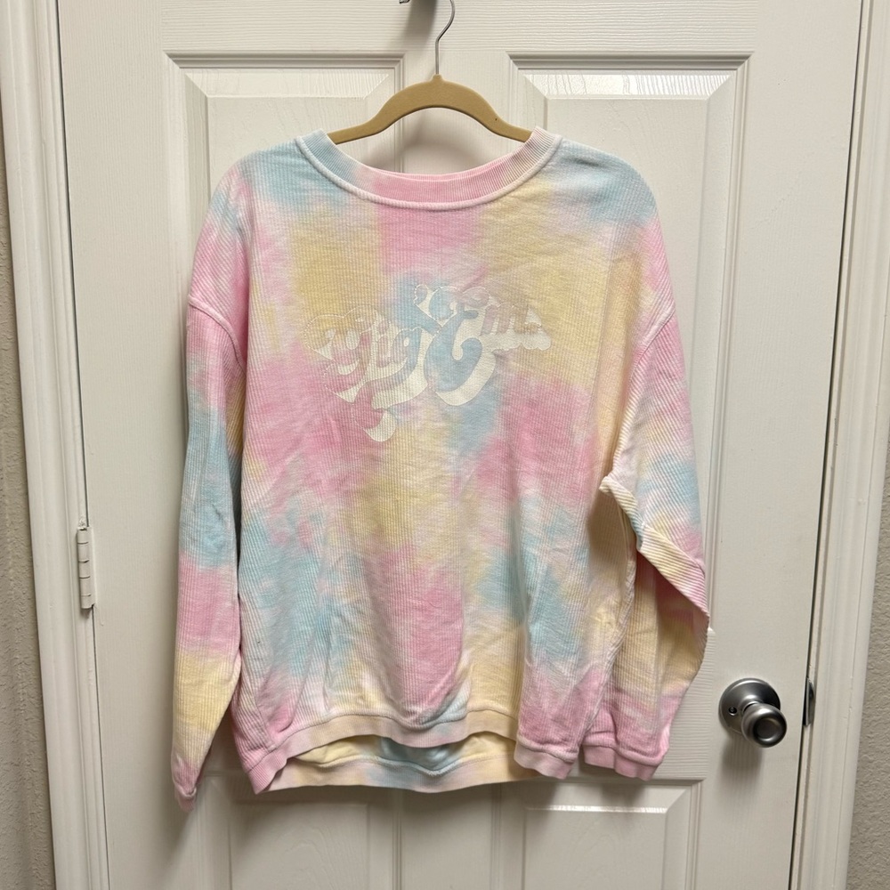 Chicka-D Cotton Candy Gig 'Em Ribbed Sweater